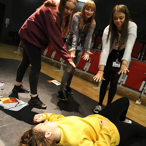 A Level Performing Arts Students