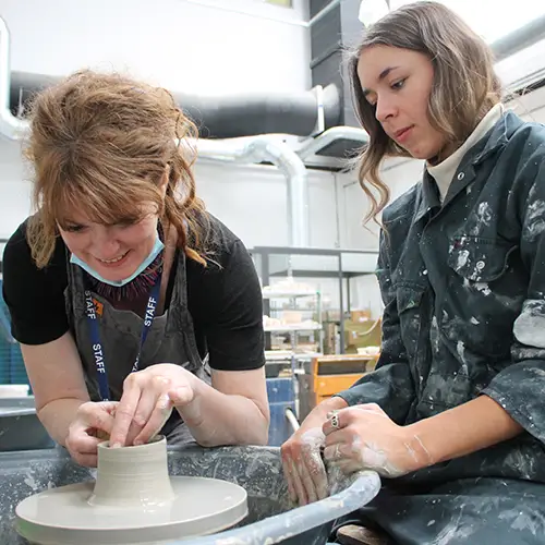 Art and Design student and tutor