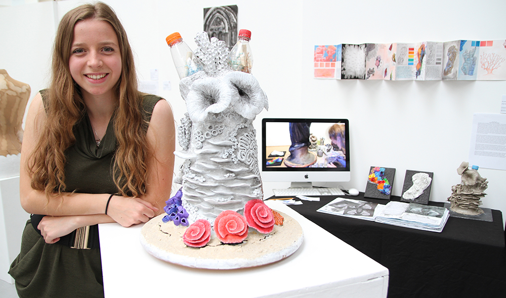 Art and Design student's final exhibition