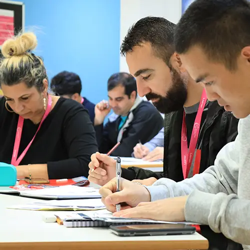 ESOL students in class