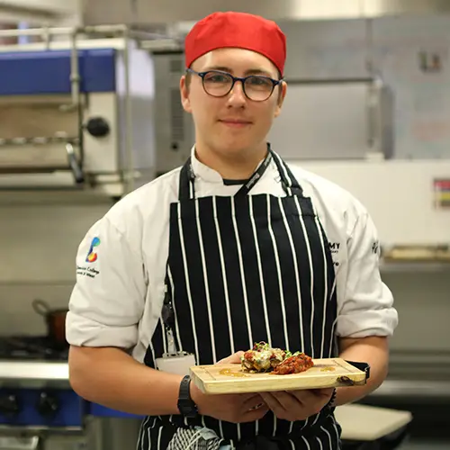Catering student