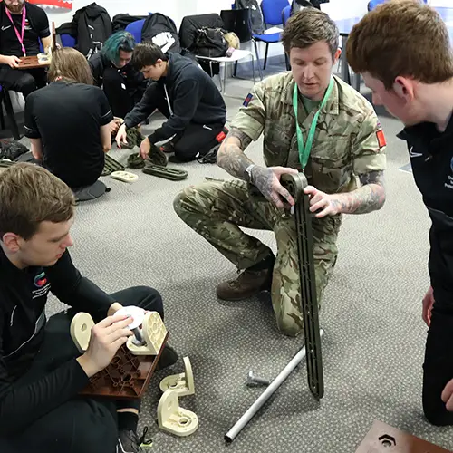 Army Exercise with Uniformed Protective Services students
