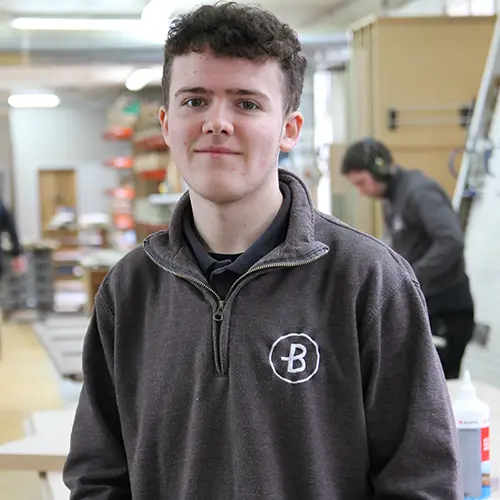 Olly Jenkins Brownlow furniture Apprentice