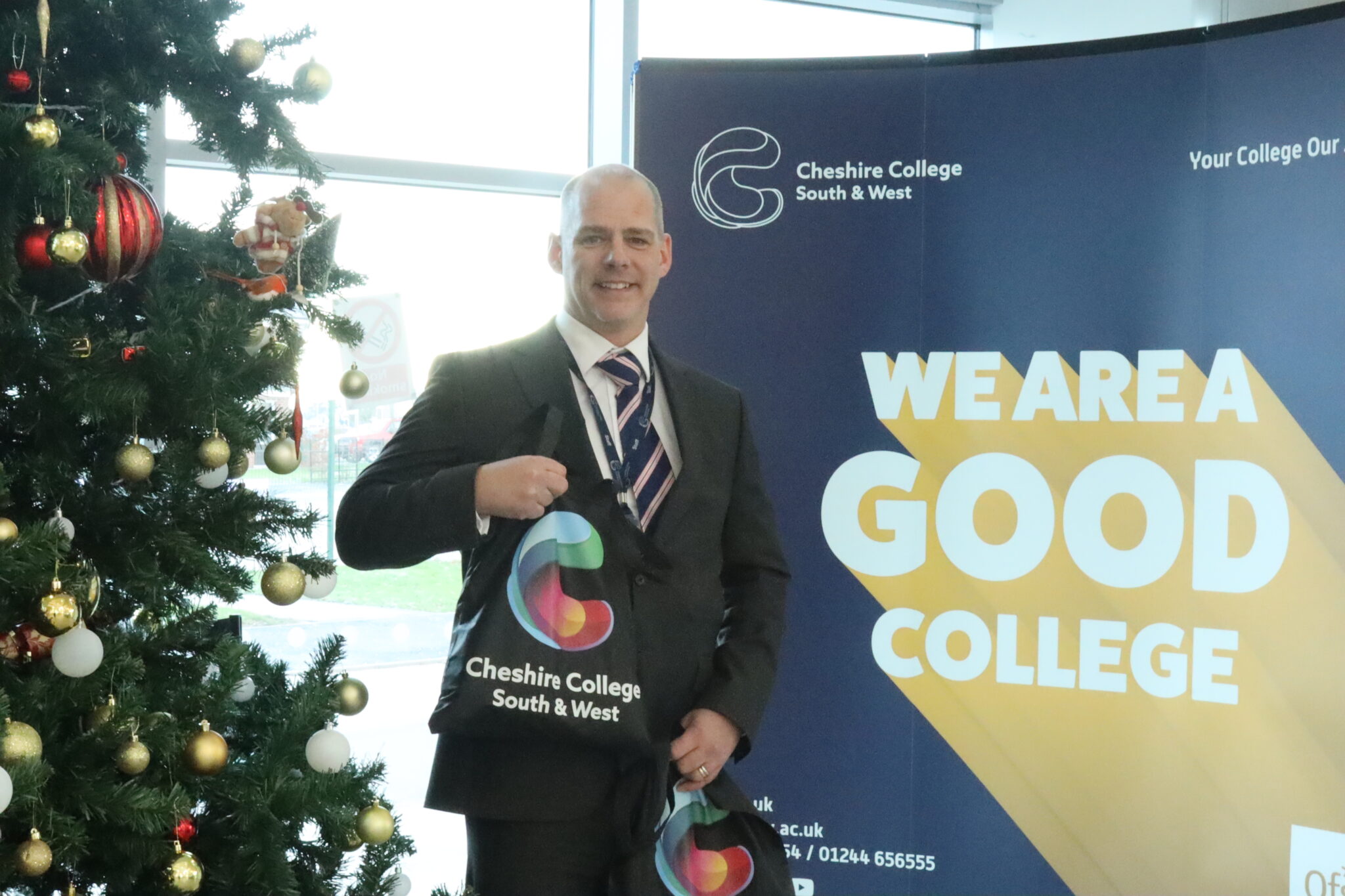 Cheshire College Provides over 400 students with Food Hampers over
