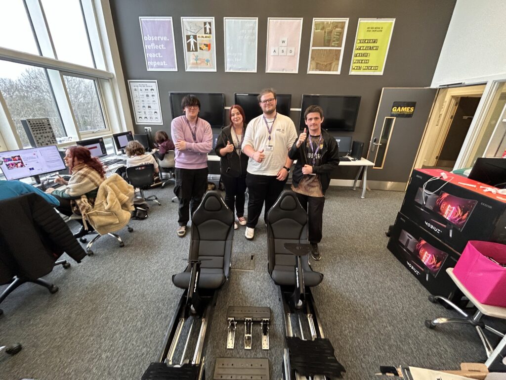 Cheshire College Esports & Games Development Students Receive F1 Racing ...