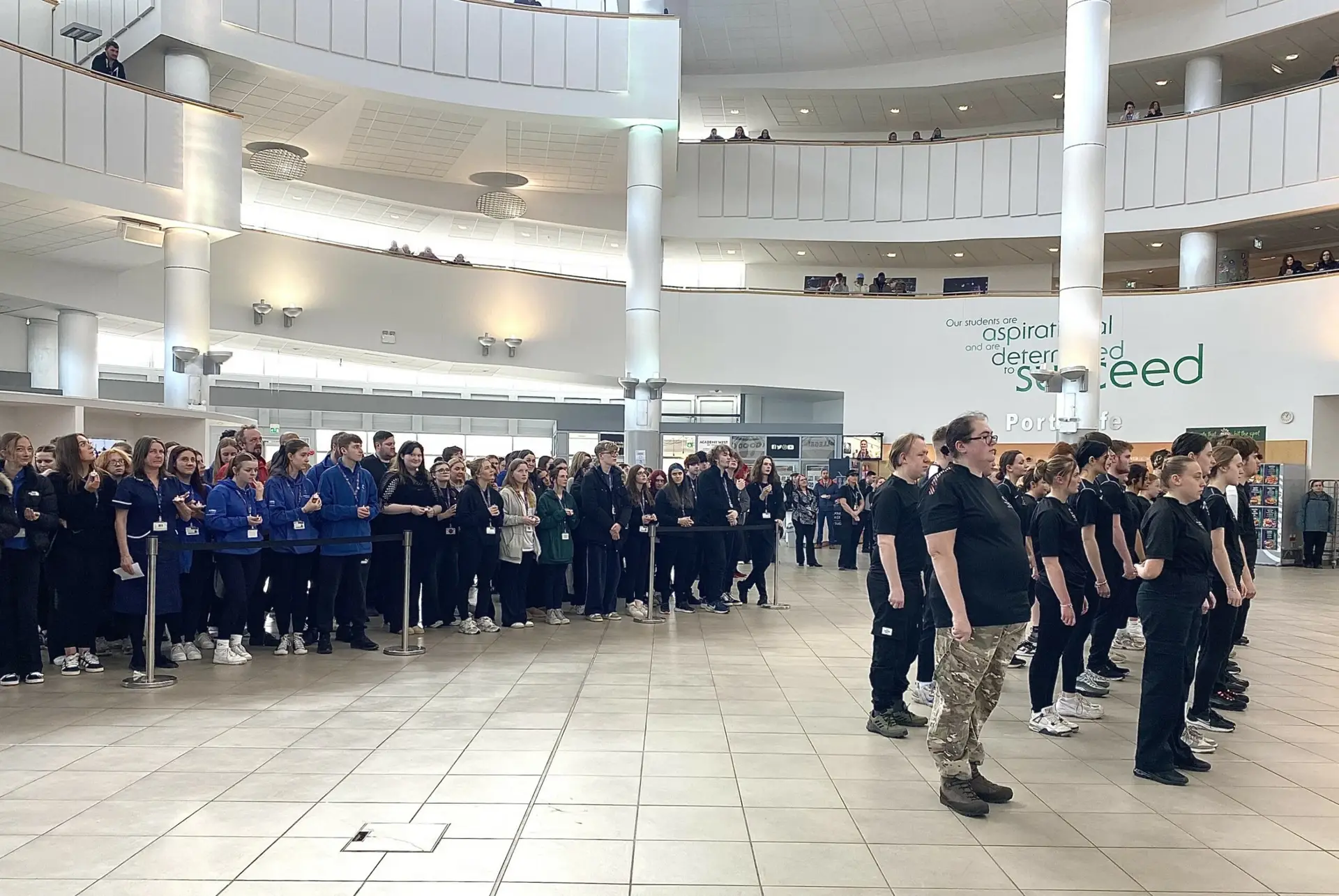 Holocaust Memorial Day Ceremonies at Cheshire College