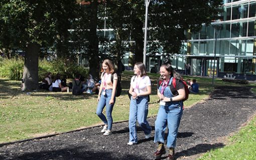 Students at the Crewe Campus